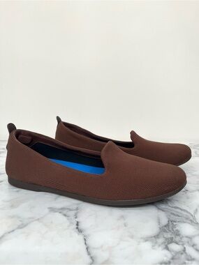 Vessi Market Flat Womens Size 9.5 Waterproof Shoes Slip On Casual Flats Brown